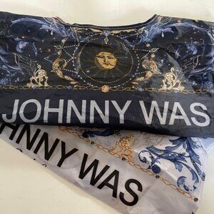 Two!!! JOHNNY WAS Nylon Tote Bags: TWO Celestial Print Bags; BRAND NEW!!!